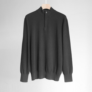 ZZ 하프집업 캐시미어 니트 스웨터