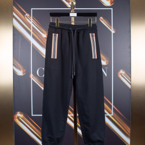 블랙 트랙 조거 팬츠