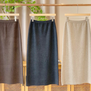 메리노울 니트 스커트