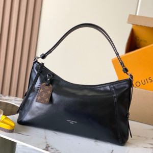 LOUIS VUITTON 블랙 레더 숄더백