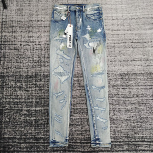 PURPLE-BRAN 슬림핏 데님팬츠